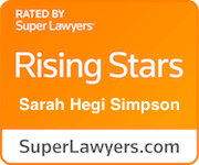 Super Lawyer Rising Star Sarah Simpson